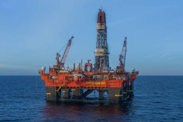 istock The Semi-submersible drilling rig West Alpha at location. 1266114383