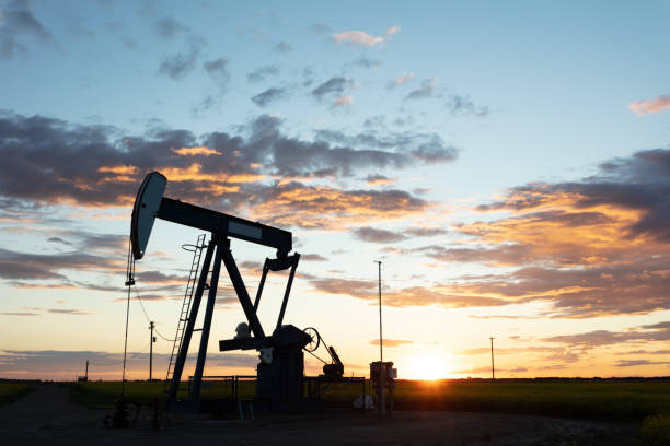 istock Prairie Oil Pump Jacks Canada USA 1266130013
