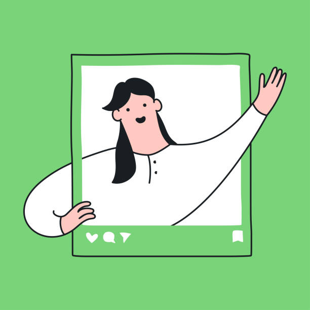 istock Social media post from blogger or influencer 1266131660