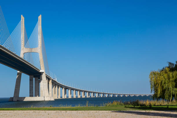 istock Vasco da Gama Bridge in Lisbon 1266131777