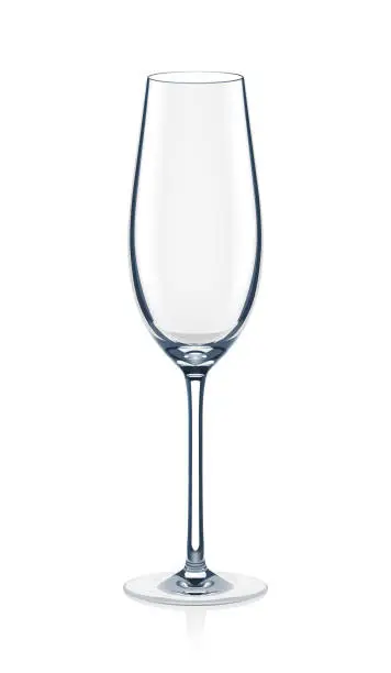 Vector illustration of Champagne Glass Vector Illustration