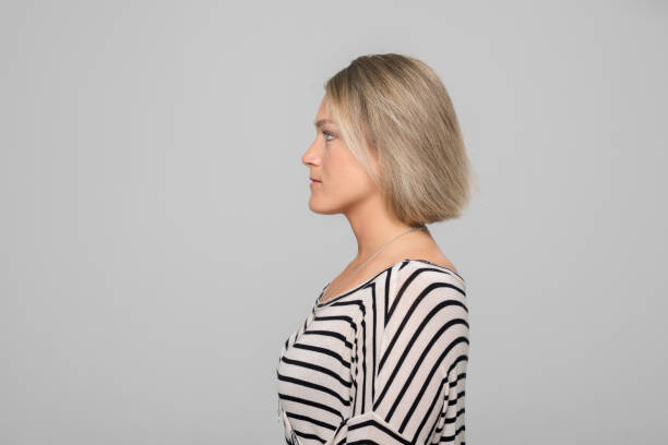 istock Side view of mature woman 1266136119