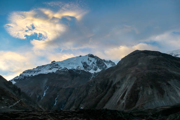 istock Tilicho Lake - A close up view on snow capped Himalayan peaks 1266143047