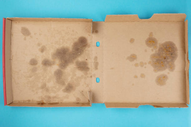 istock above view of greasy empty delivery pizza box 1266146911