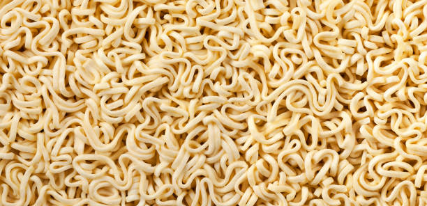 istock Background and texture of instant noodles. 1266150909