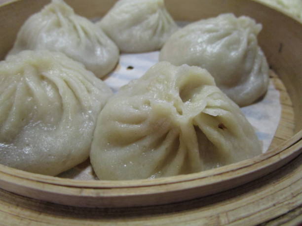 istock Chinese Juicy Steamed Pork Buns 1266155482