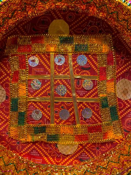 istock Traditional Indian bandhani cloth 1266155820