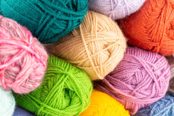 istock The stack of colorful knitting yarn clews 1266164939