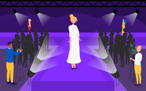 Vector Illustration Of Model On The Catwalk Stock Illustration - Download Image Now - Catwalk - Stage, Cartoon, Vector - iStock Vector Illustration Of Model On The Catwalk Stock Illustration - Download Image Now - Catwalk - Stage, Cartoon, Vector - iStock