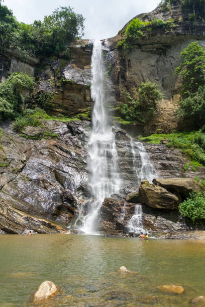 istock waterfall in the mountains, Sri Lanka. 1266167528