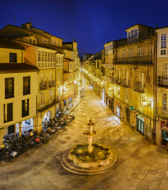 Plaza do Ferro square in Ourense, Galicia