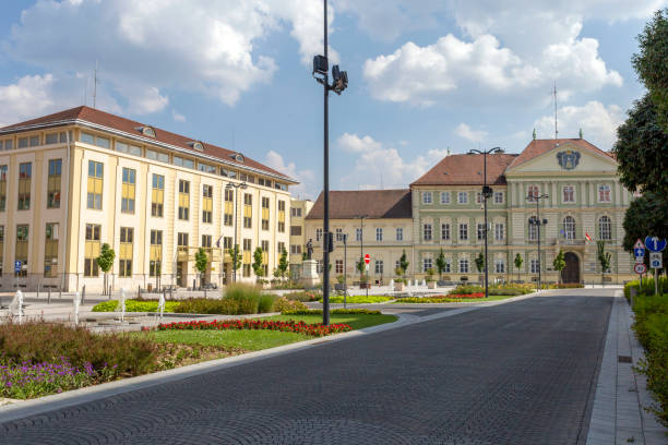 istock County Hall in Szombathely, Hungary 1266180520
