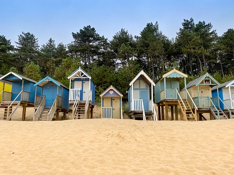 Wells beach huts