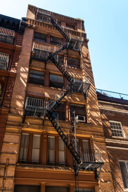 istock Fire escapes in New York 1266197374