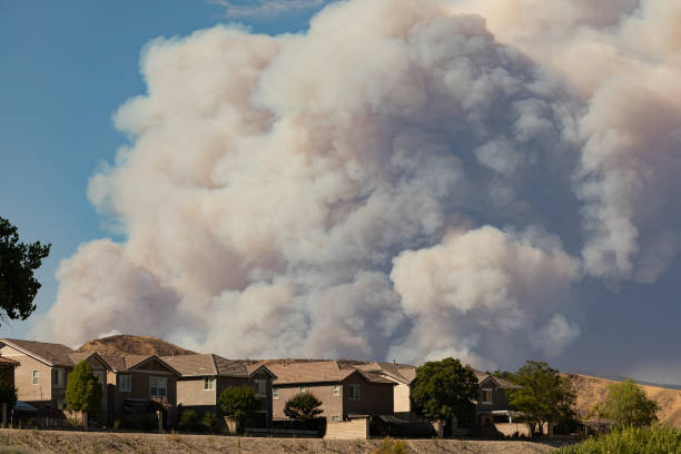 istock Residential houses fire 1266200971