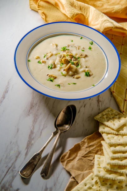 istock New England Clam Chowder Soup 1266219388