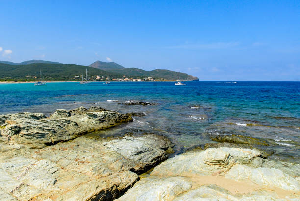 istock Barcaggio beach on the Corsican cape 1266219610