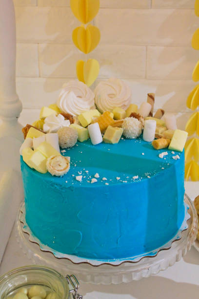 istock Birthday cake, sweets, food 1266220867