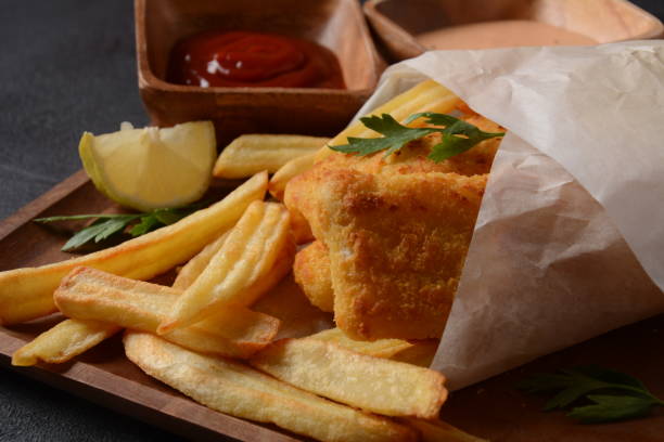 istock Traditional English Food - Fish and Chips. 1266220898