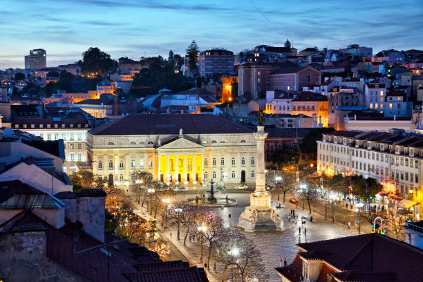 istock Rossio Square of Lisbon 1266229479
