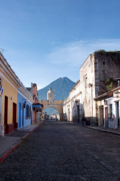 istock Santa Catalina arch, Antigua, Guatemala, vertical composition 1266230483