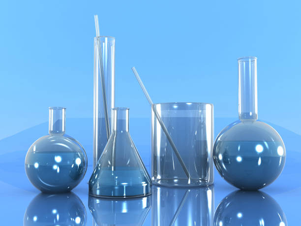 istock Laboratory equipment in science research lab 1266230882