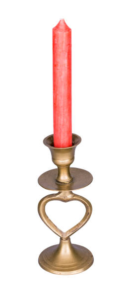 istock candle holder heart shaped candle 1266234737