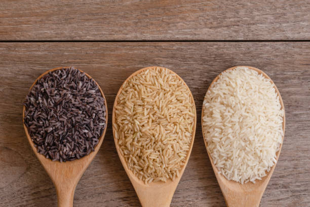 reis - coarse rice stock-fotos und bilder