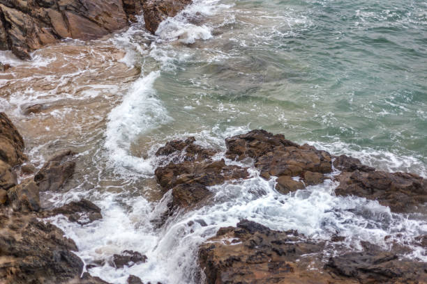 istock Waves and rocks on the cliffs of the Cantabrian coast 1266241980