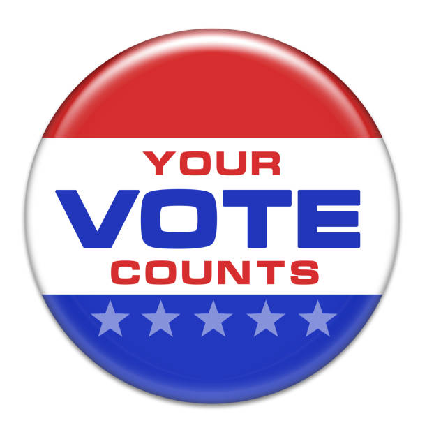 istock Your Vote Counts - Election badge 1266244943