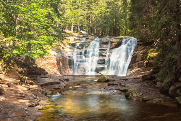istock Mumlava Waterfall, Krkonose National Park, Czech republic 1266245099