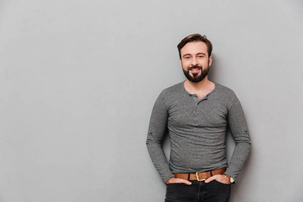 istock Portrait of a relaxed casual man standing 1266248517