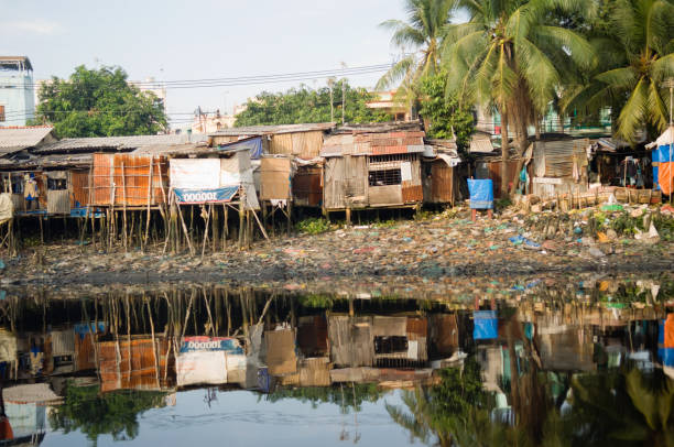 istock Shantytown Along River 1266255641
