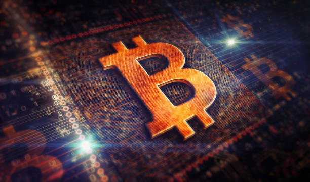 istock Bitcoin metal symbol digital 3d illustration` 1266256051
