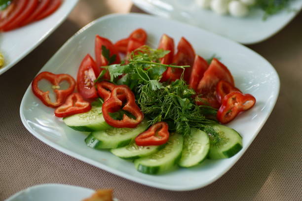 istock Breakfast table prepared with natural products in nature 1266268415