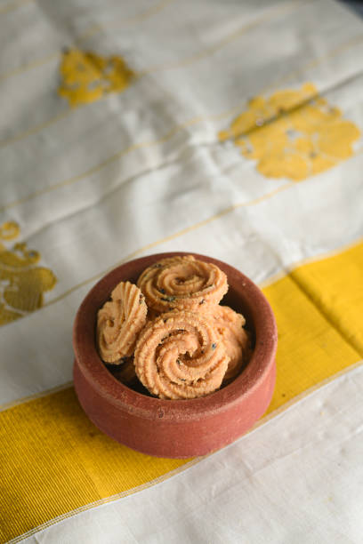 istock Rice Murukku or Chakli Indian deep fried snack Kerala Onam 1266271266