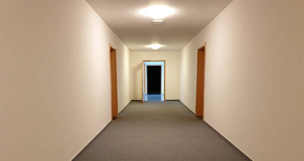 istock Modern hallway in an apartment building 1266273157