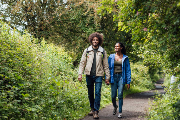 istock Couple Dating Outdoors 1266280532