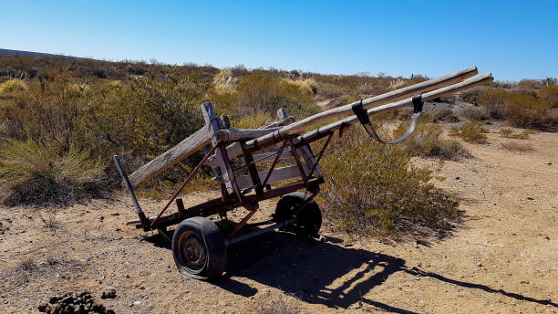 istock Old horse carriage in ranch. 1266286507