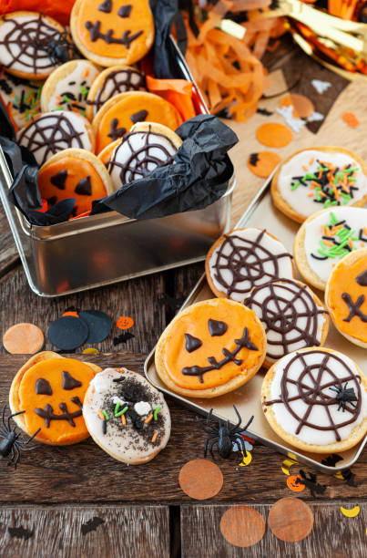 istock Colorful cookies for Halloween 1266298990