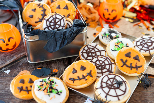 istock Colorful cookies for Halloween 1266299260
