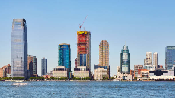 istock Jersey City riverside on a sunny summer day. 1266300219