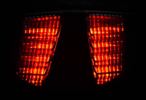 Abstract image of a breaklight isolated on black