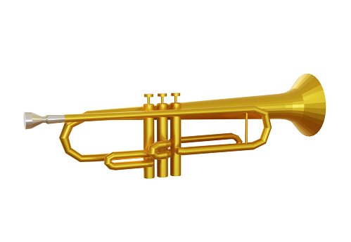 Low Poly Trumpet