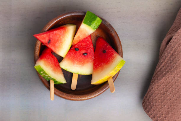 istock Colorful pattern of watermelon slices 1266307422