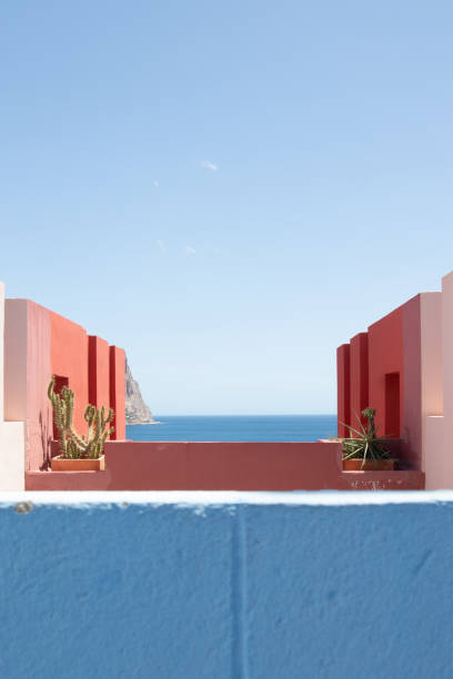 istock Colorful buildings with ocean in the background 1266314808