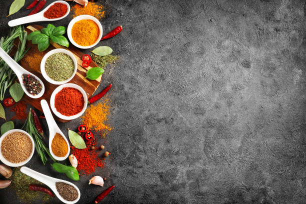 istock Various cooking ingredients, spices and herbs 1266315359