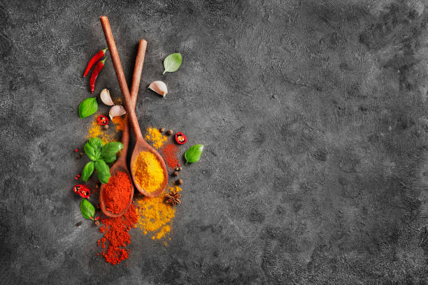istock Various cooking ingredients, spices and herbs 1266315385