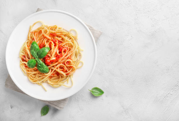 istock Delicious italian pasta for lunch 1266318816