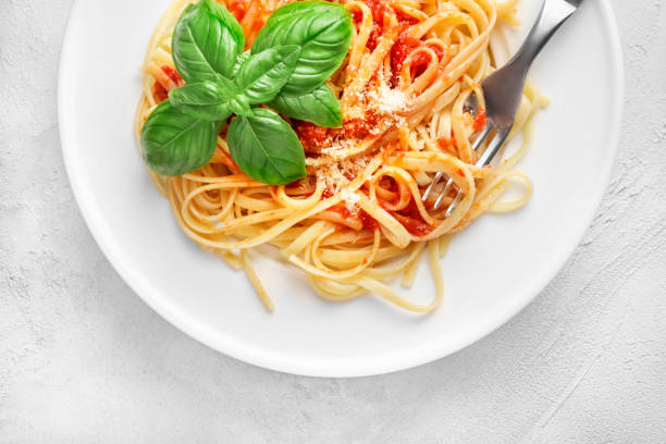 istock Delicious italian pasta for lunch 1266318827